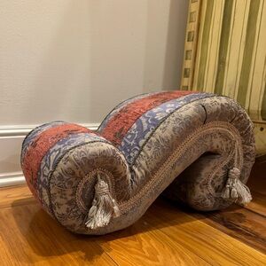 Mackenzie-Childs footstool ottoman
